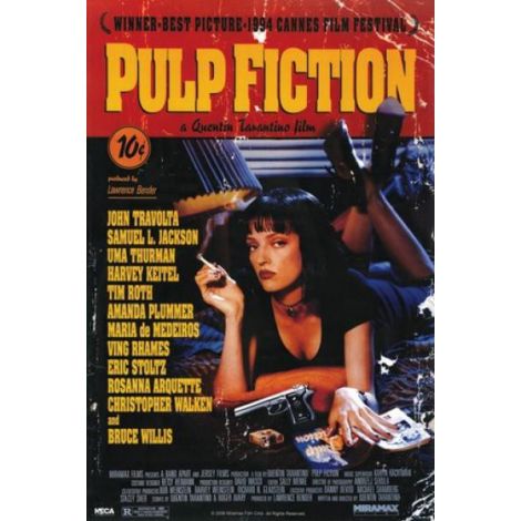  Pulp Fiction Movie Poster