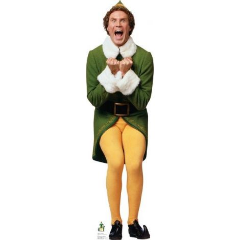  Elf Excited Cutout#1720