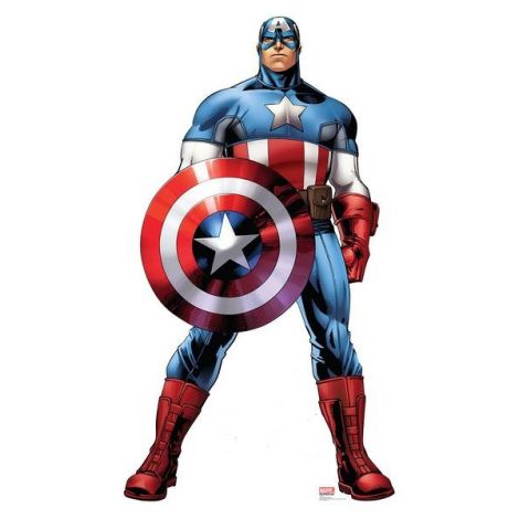 Captain America Avengers Assemble Cardboard Cutout #2367