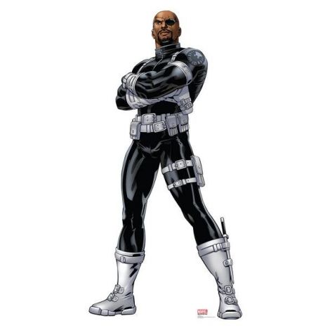  Nick Fury Avengers Assemble Cardboard Cutout #2371