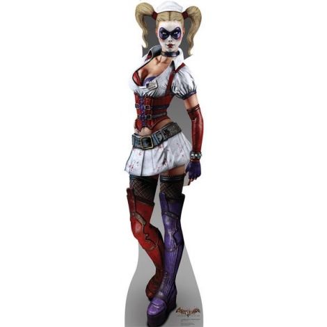  Harley Quinn Arkham Asylum Game Cardboard Cutout #1693