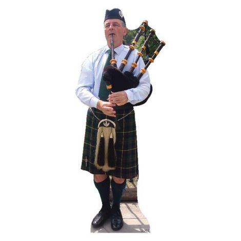 Bagpiper Cardboard cutout #864