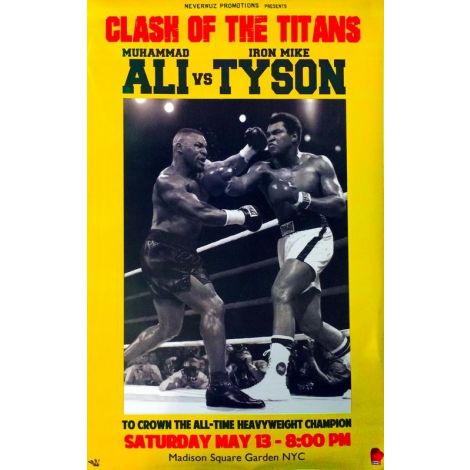  Tyson Vs Ali Poster