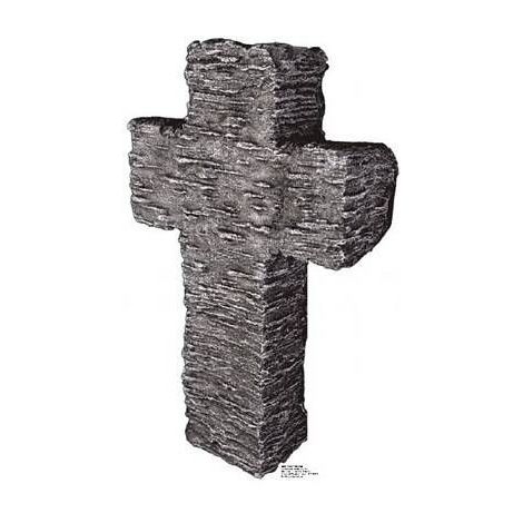 Cross Tombstone, Lifesize cardboard cutout #807