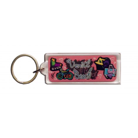  Pink Venice Beach Key chain