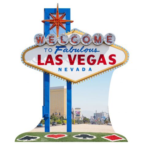  Vegas Sign Cardboard Cutout #1841