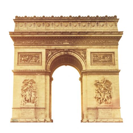  Paris Arc de Triomphe Cardboard Cutout #1849