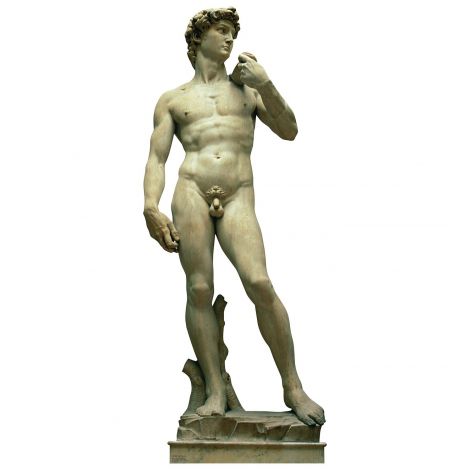  Italy Statue – The David Cardboard Cutout #1855