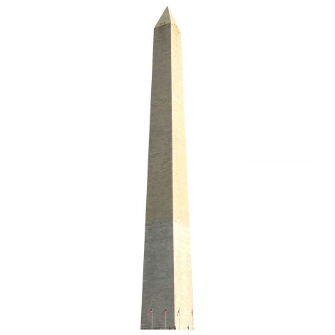  Washington Monument Cardboard Cutout #1928