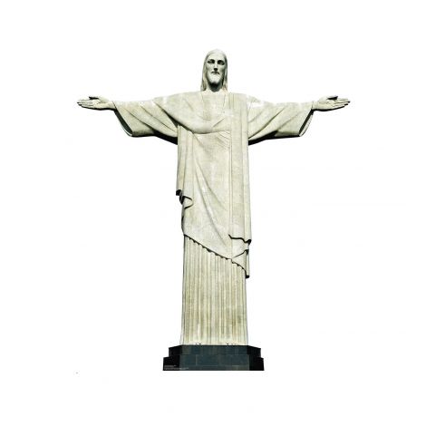  Christ the Redeemer Brazil Cardboard Cutout #1977