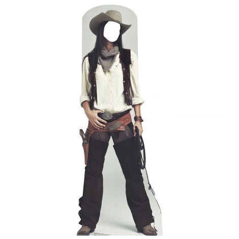 Wild West Cowgirl Standin Cardboard Cutout #1980