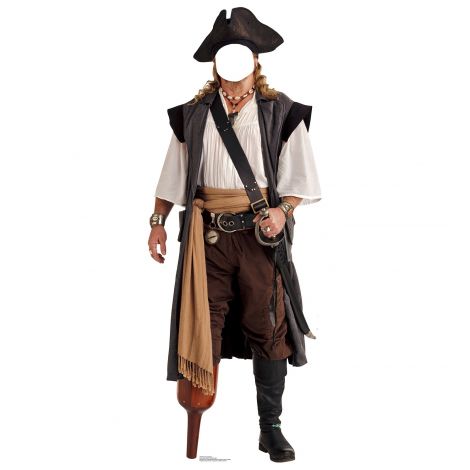  Pirate Peg Leg Standin Cardboard Cutout #1992