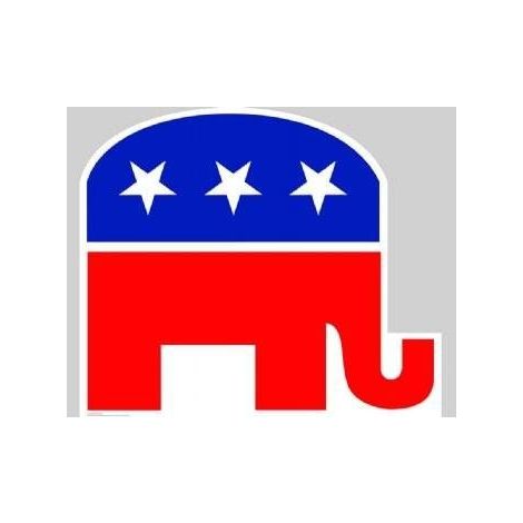  Rubublican Elephant, Lifesize cardboard cutout #920