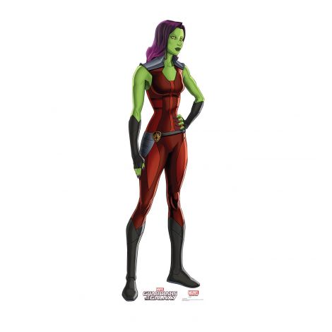 Gamora Cardboard Cutout from the animated Guardians of the Galaxy Series #2059