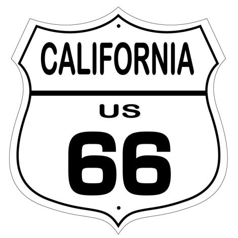  Route 66 HWY Sign