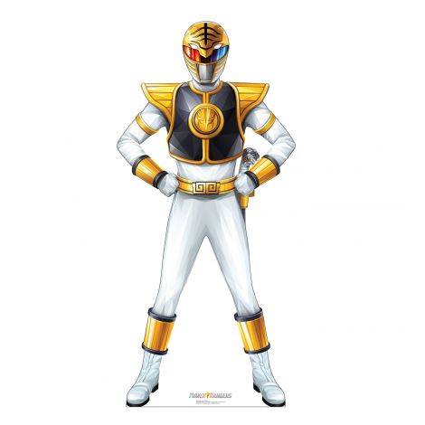  White Power Ranger Life-size Cardboard Cutout #5095