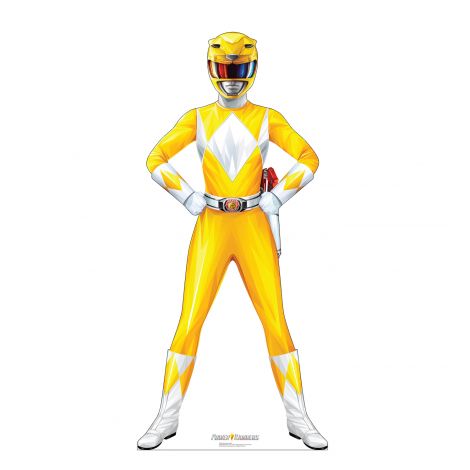 Yellow Power Ranger Life-size Cardboard Cutout #5099