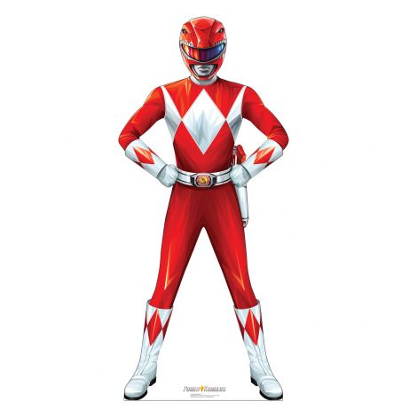  Red Power Ranger Life-size Cardboard Cutout #5101