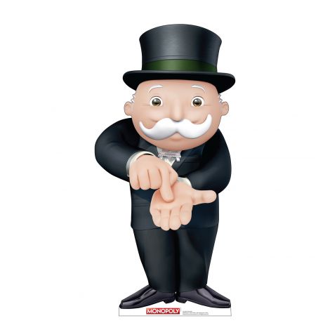 Mr. Monopoly Life-size Cardboard Cutout #5102