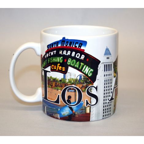  Los Angeles Embossed Coffee Mug