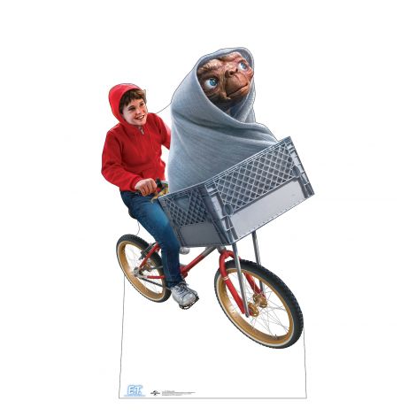  E.T. Elliot on Bike Life-size Cardboard Cutout #5115