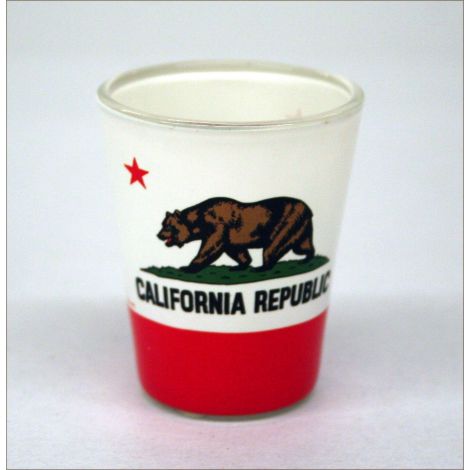  California State Flag Shotglass