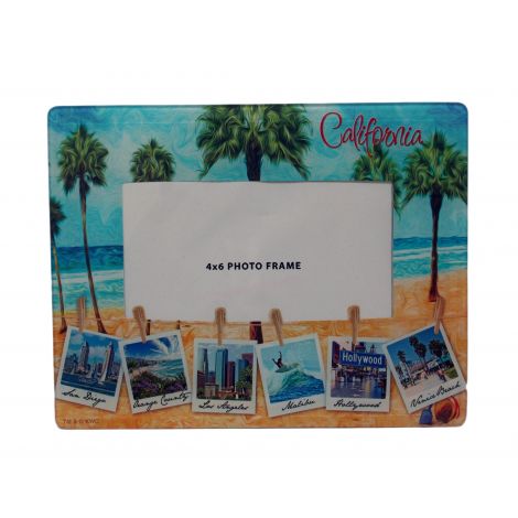  California Beach Glass Picture Frame- 4x6