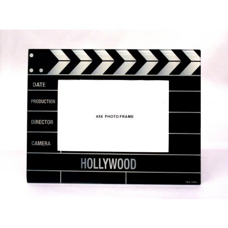 Director Clapboard Glass Picture Frame- 4x6