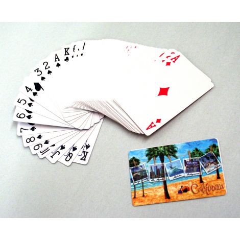  California Beach Playing Cards