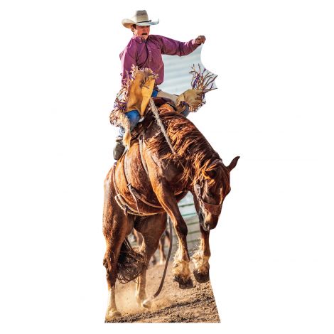 Bucking Bronco Life-size Cardboard Cutout #5190
