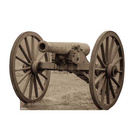  Civil War Cannon Life-size Cardboard Cutout #5196