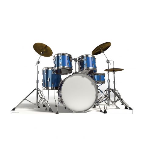  Drum Set Life-size Cardboard Cutout #5205