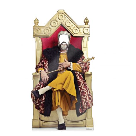  King Throne Life-size Cardboard Cutout #5168