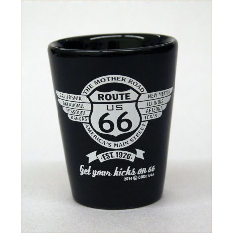  The Mother Road Route 66 Shotglass - Black