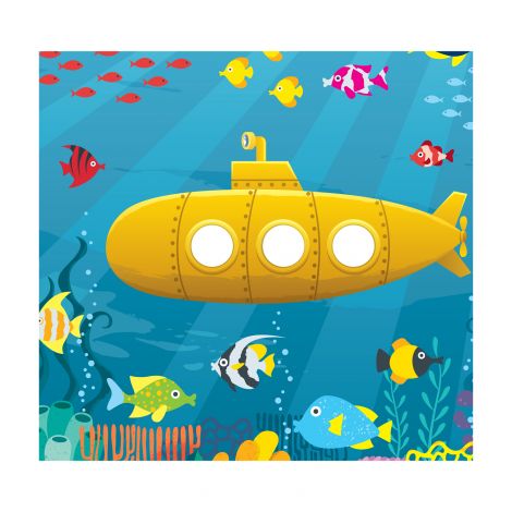  Submarine Backdrop Life-size Cardboard Cutout #5260