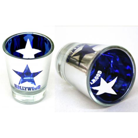  Hollywood Foil Shotglass - Blue