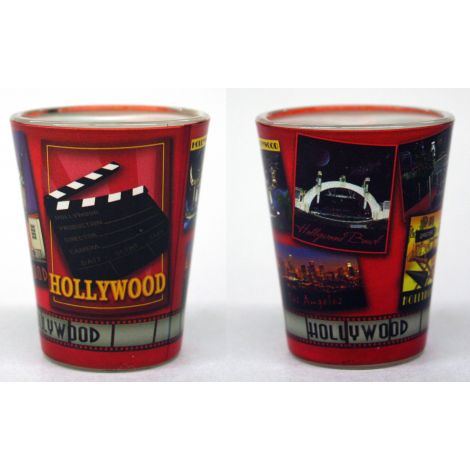  Red Hollywood Shotglass