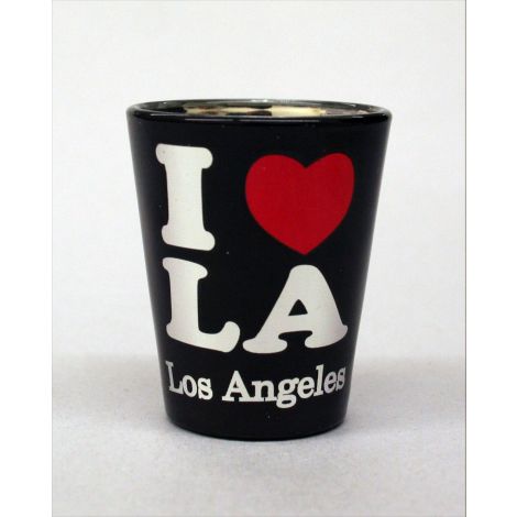  I Heart LA shotglass - Black