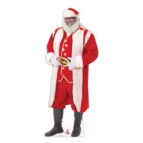  The Real Black Santa Life-size Cardboard Cutout #5351
