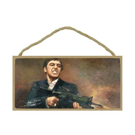  Scarface Wood Plaque