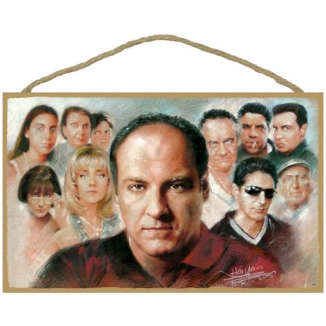  The Sopranos (characters) Wood Plaque