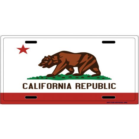  California Republic License Plate