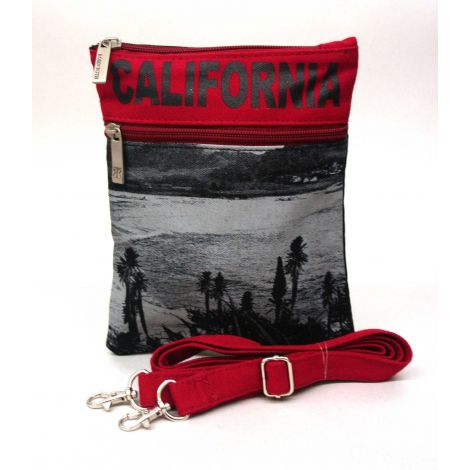  Red California Neck Wallet