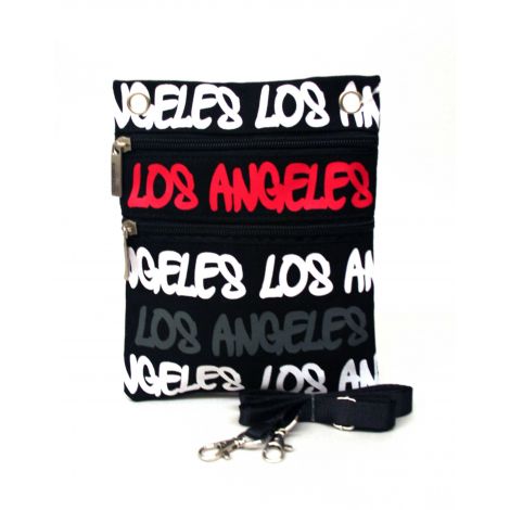  White Los Angeles Neck Wallet