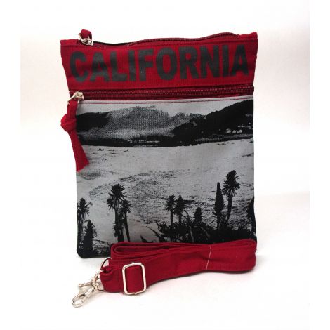  Black California Neck Wallet - Large