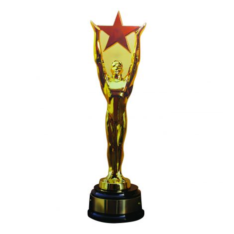 Mega Star Award Trophy Cutout 400