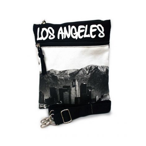  White Los Angeles Neck Wallet - Large