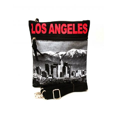  Red Los Angeles Neck Wallet - Large