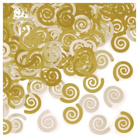  Gold Swirls Confetti