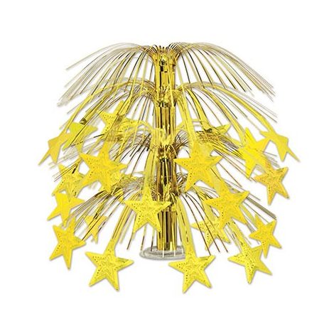  Cascading Stars Centerpiece - Gold